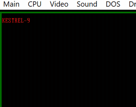 Animated: Kestrel-9 scenario opening, showing red and cyan threat-detection interface text typing as the AI begins anomaly scoring