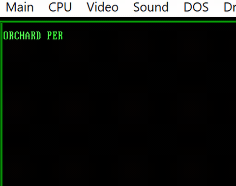 Animated: Orchard Clerk scenario opening, showing bright-cyan friendly suggestion interface text typing as the AI begins removing user options